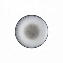 Πιάτο Ρηχό πορσελάνης coupe, Φ23cm, σειρά Elora, Cloudy Grey, LUKANDA (τιμή για 6 τεμάχια) LVE-1-FP-23