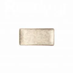 Πιατέλα ορθογώνια πορσελάνης 21x10cm, σειρά Future, γκρι ματ, LUKANDA (τιμή για 6 τεμάχια) LV-MT-1-RP-2110