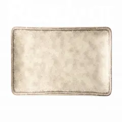 Πιατέλα ορθογώνια πορσελάνης 36x24cm, σειρά Future, γκρι ματ, LUKANDA (τιμή για 12 τεμάχια) LV-MT-1-RP-3624