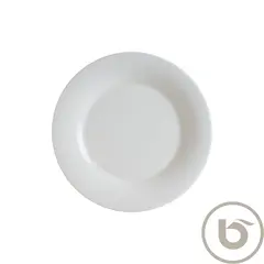 Πιάτο Ρηχό πορσελάνης με rim, 26cm, Albus, BONNA (τιμή για 6 τεμάχια) ABS26DZ