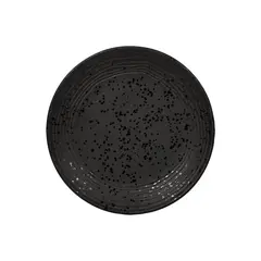 Πιάτο Μελαμίνης, φ28cm, μαύρο, Morleos (τιμή για 12 τεμάχια) MORLEOS.E109
