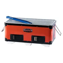 Επιτραπέζιο BBQ (Barbeque), με Kάρβουνα, 37.5x21.5x17.5cm, YAKITORI, KONRO B-4, made in Japan. NISEBE7