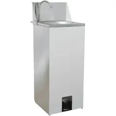 Νιπτήρας Υγιεινής, Inox 18/10, Δαπέδου, με 2 Δοχεία (Παροχής-Αποχέτευσης), 2x15 lt, 52x45.9xΥ123cm, KARAMCO WHF277-M