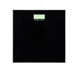 Ζυγαρια Μπανιου ψηφιακή, έως 150kg, μαύρη, 28x28x2cm, ESTIA ES/02-8819