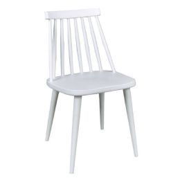 (MinQty) Z.EM139,11 LAVIDA καρέκλα Μεταλλική Λευκή /PP Άσπρο 43x48x77cm (Τιμή για 4 τεμάχια)