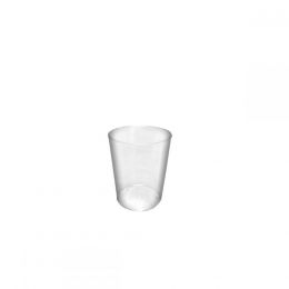 Πλαστικό ποτήρι PS μίας χρήσης (Σετ 200 τεμ) 2cl διαφανές σφηνάκι, Φ3.5x4.2cm. PS-2