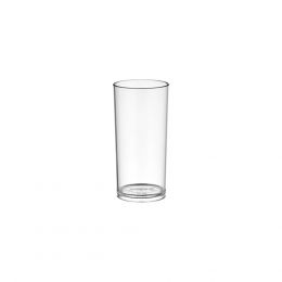 ​Ποτήρι πλαστικό PC (Polycarbonate), Σωλήνας, διάφανο, 290ml φ6x13cm (τιμή για 10 τεμάχια) GC36