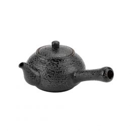 ​Japan Pot (Σωσιέρα) πορσελάνης με χερούλι, 17.6xΥ8.5cm, 300ml, μαύρο TW8815