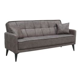 Z.E9932,3 PERTH Καναπές - Κρεβάτι Σαλονιού - Καθιστικού, 3Θέσιος Ύφασμα Καφέ Sofa:210x80x75-Bed:180x100cm