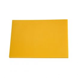 Πλάκα Κοπής Πολυαιθυλενίου HDPE500, κίτρινη, 50x30x1.5cm, HDPE-50X30X1.5/YE