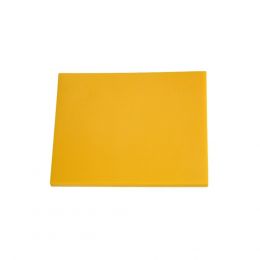 Πλάκα Κοπής Πολυαιθυλενίου HDPE500, κίτρινη, 36x25.5x1.2cm, Κίνας HDPE-36X25.5X1.2/YE
