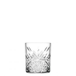 Γυάλινο Ποτήρι Σκαλιστό Χαμηλό, 34,5cl, φ8.5x9.6cm, (τιμή για 12 τεμάχια) PASABAHCE TIMELESS-DOF/34,5CL