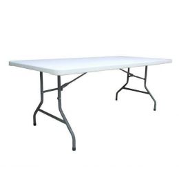 Z.EO178 BLOW τραπέζι Συνεδρίου Catering Πτυσσόμενο Λευκό 198x90x74 cm