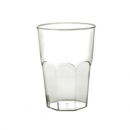 Πλαστικό ποτήρι (σετ 20 τεμ.) PS μίας χρήσης 40cl διαφανές. 2876-21 Φ8,5 cm x 11,5 ύψος.