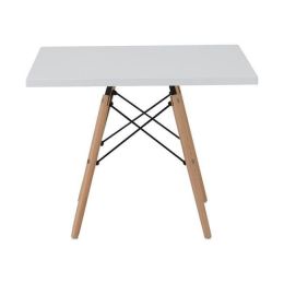 Z.E708K,1 ART Wood παιδικό τραπέζι σε λευκό χρώμα MDF 60x60x50cm