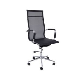 Z.EO226 Πολυθρόνα διευθυντή mesh σε μαύρο χρώμα 55x63x108/116cm