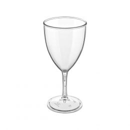 Ποτήρι κρασιού πλαστικό PC (Policarbonate), διάφανο, 280ml. (τιμή για 10 Τεμάχια) GC10/TR