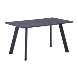 Z.EM817,2 BAXTER τραπέζι Grey Walnut /Βαφή Μαύρη 140x80x75cm