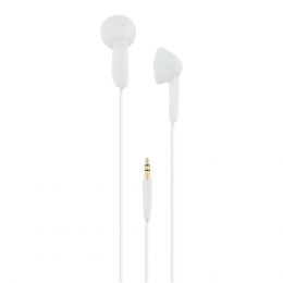 Ακουστικά ψείρες με θήκη σιλικόνης Λευκό, μήκος καλωδίου: 1.2m, 3.5mm Jack ESPOCKETWH