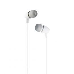 Ακουστικά ψείρες με μικρόφωνο και handsfree Λευκό, 3.5mm Jack, Μήκος καλωδίου: 1.2m ESFEELWH.