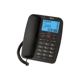 Ενσύρματο τηλέφωνο με αναγνώριση κλήσης Μαύρο, Οθόνη LCD  GCE6215.