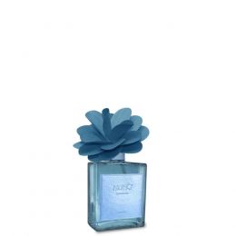 Άρωμα 500ml για 45μ2, Brezza Marina, με ξύλινο διαχητή μπλε λουλούδι, MUHA Made in Italy MUHA.H56