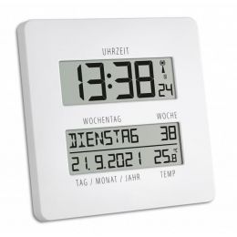 Ψηφιακό ραδιοελεγχόμενο ρολόι με θερμοκρασία TIMELINE 60.4509.02 TFA Germany