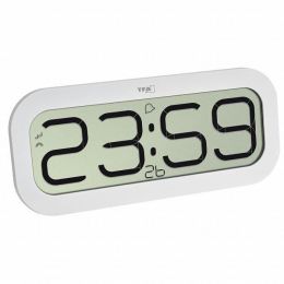 Ψηφιακό ραδιοελεγχόμενο ρολόι με ωριαίο κουδούνισμα (λευκό) BIMBAM 60.4514.02 TFA Germany