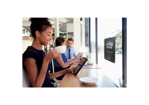 SECURIT Μαυρoπίνακας για βιτρίνες 27x36cm, μαύρη. 27663/ PFW