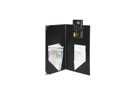 Θήκη λογαριασμού CLASSIC για Εστιατόρια / cafe 13x23cm, μαύρη. MC-CRBP-BL