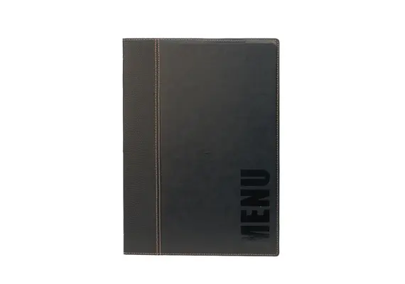 Κατάλογος MENU TRENDY A4 για Εστιατόρια / cafe 24x34cm, μαύρος. 16609/ TRA4