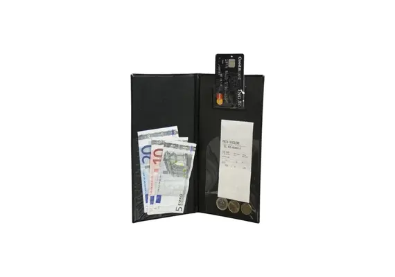 Θήκη λογαριασμού BASIC A4 για Εστιατόρια / cafe 13 x 23 cm, μαύρη. MC-BRBP-BL