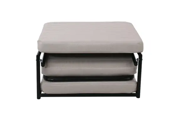 Z.E9597,40 LOGAN Σκαμπώ/Κρεβάτι Ύφασμα Εκρού 72x65x42cm
