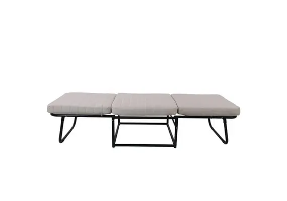 Z.E9597,40 LOGAN Σκαμπώ/Κρεβάτι Ύφασμα Εκρού 72x65x42cm