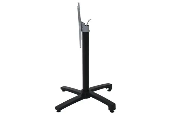Z.E054 ALTEA βάση τραπεζιού Αλουμίνιο Μαύρο 68x68x72cm