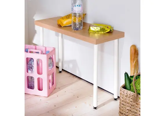 Πόδι τραπεζιού ES στρογγυλό ασημί, 40cm - Φ30mm 140307.0049 (τιμή για 4 πόδια)