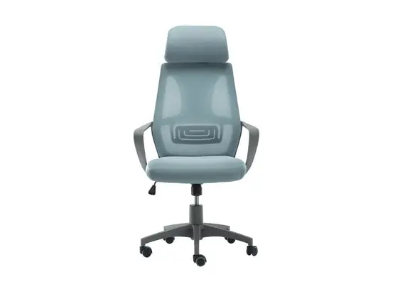Z.EO544,2 BF2950 πολυθρόνα γραφείου Mesh Γκρι-Μπλε 62x62x113/121cm