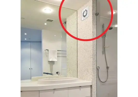 Ανεμιστήρας τοίχου με κορδόνι VENTS D125 x B177 x H140 x L114 x L1 2,5mm  590910.0022