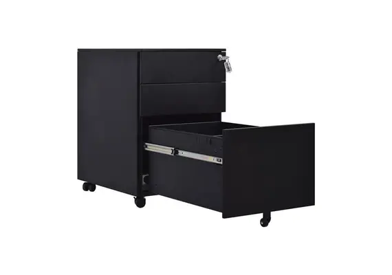 Z.E6009,2 ΣΥΡΤΑΡΙΕΡΑ Μεταλλική Μαύρη 39x52x60cm