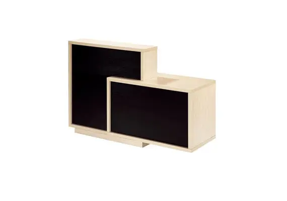 Z.EO827 Reception PROGRESS Elm /Black 160x60x110cm