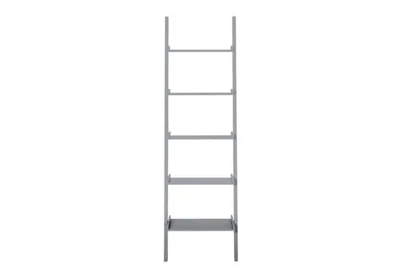 Z.E763,4 SHELF βιβλιοθήκη-ραφιέρα Γκρι 56x32x189cm