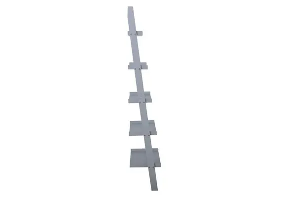 Z.E763,4 SHELF βιβλιοθήκη-ραφιέρα Γκρι 56x32x189cm