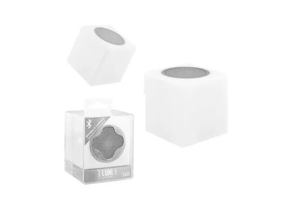 Ηχείο Bluetooth LED, Εμβέλεια: 10m, Διαστάσεις: 7x7x7 cm, Συμβατό με όλες τις συσκευές Bluetooth (Smartphones,PC,tablets κ.ά) HPLUMY2GR