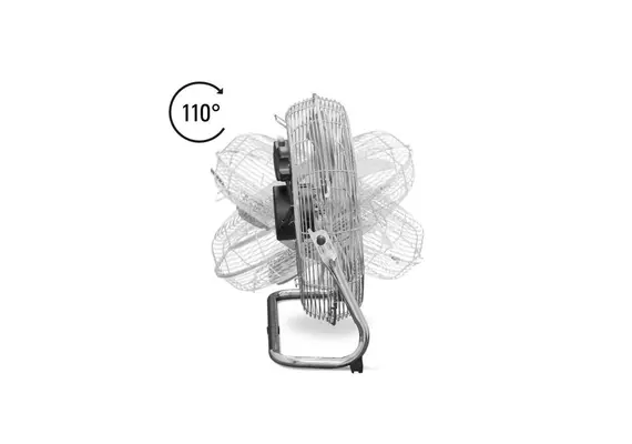 Ανεμιστήρας δαπέδου 100w 45cm, 3 φτερά, 53,5x54x18 cm