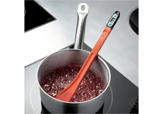 Σπάτουλα Exoglass 38.5cm, με ψηφιακό θερμόμετρο -20 έως 200°C, αντοχή έως 220°C, Matfer MF.113090