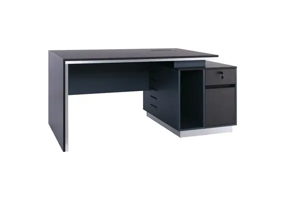 Z.EO824 ADVANCE Γραφείο Σκούρο Καρυδί /Γκρι 200x80x75cm