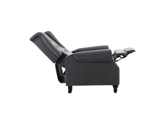 Z.E7119,2 CHESTER Relax Πολυθρόνα Μπερζέρα Σαλονιού, Καθιστικού Ύφασμα Velure Γκρι 78x85x104cm