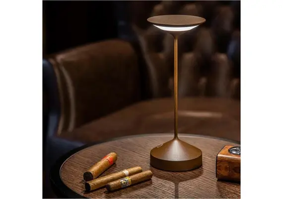 Επιτραπέζιο φωτιστικό LED, TEMPO, Corten, επαναφορτιζόμενο, αλουμινίου, Φ10x28cm ab+ Italy 9105517001