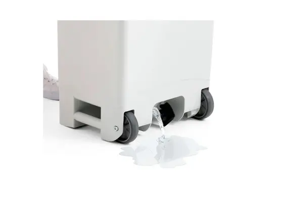 Κάδος 70Lt, με καπάκι & ρόδες φ10cm, γκρι, TTS Cleaning TTS.00005781