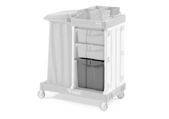 Συρτάρι 40Lt χωρίς κλειδί για καρότσια, TTS Cleaning HOTEL-T590783